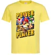 Чоловіча футболка Power Player Лимонний фото