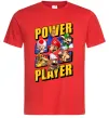 Чоловіча футболка Power Player Червоний фото
