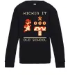 Детский Свитшот Kickin it oldschool Черный фото