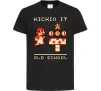 Детская футболка Kickin it oldschool Черный фото