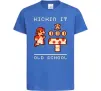 Детская футболка Kickin it oldschool Ярко-синий фото