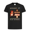 Детская футболка Kickin it oldschool Черный фото