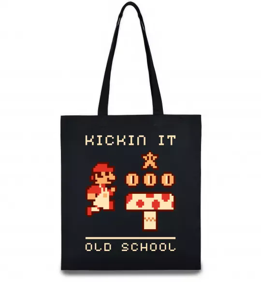 Эко-сумка Kickin it oldschool Черный фото