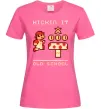 Жіноча футболка Kickin it oldschool Яскраво-рожевий фото
