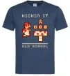 Мужская футболка Kickin it oldschool Темно-синий фото