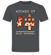 Мужская футболка Kickin it oldschool Графит фото