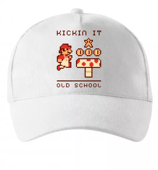 Кепка Kickin it oldschool Білий фото