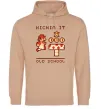 Женская толстовка (худи) Kickin it oldschool Песочный фото