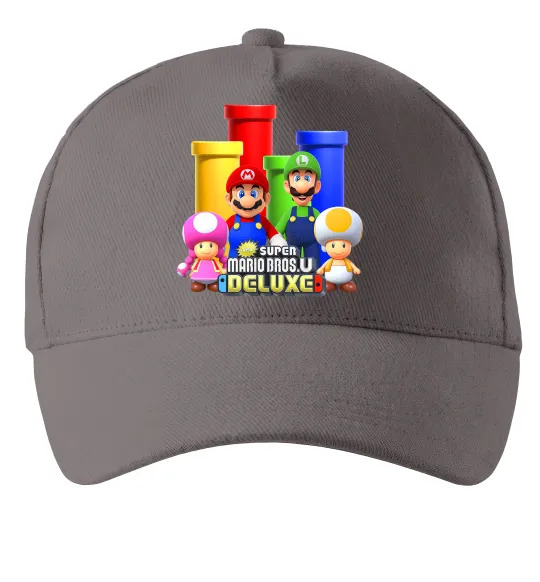 Кепка Mario Bros Deluxe Серый фото