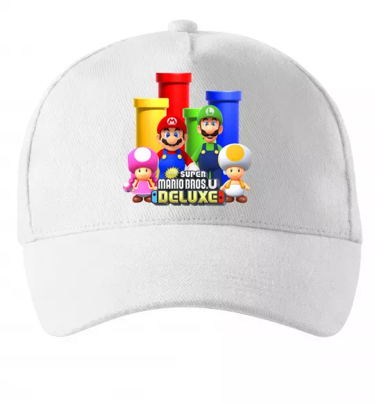 Кепка Mario Bros Deluxe Белый фото