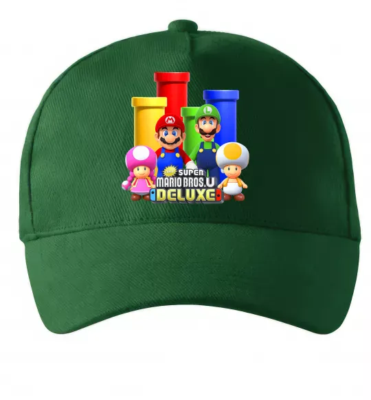 Кепка Mario Bros Deluxe Темно-зеленый фото