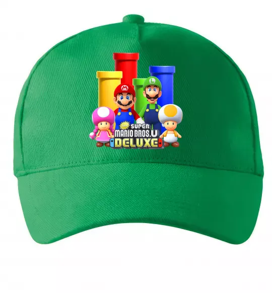 Кепка Mario Bros Deluxe Зеленый фото