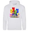 Чоловіча толстовка (худі) Mario Bros Deluxe Сірий меланж фото