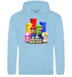Мужская толстовка (худи) Mario Bros Deluxe Голубой фото