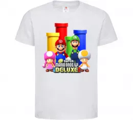 Дитяча футболка Super Mario Лаймовий фото Дитяча футболка Super Mario Лаймовий фото