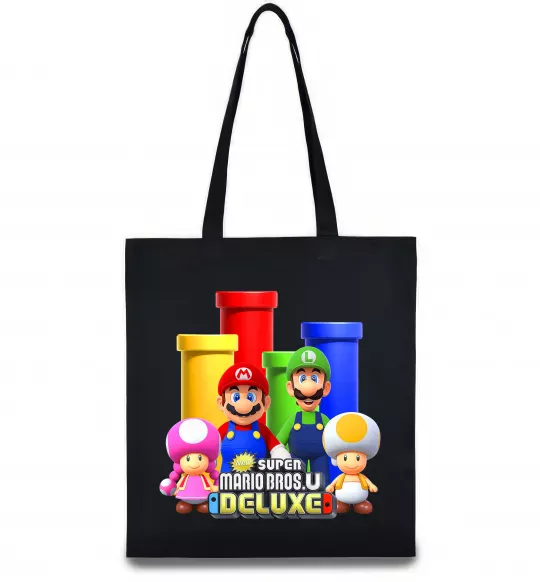 Эко-сумка Mario Bros Deluxe Черный фото