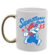 Чашка з кольоровою ручкою Super Mario Bros 85 Золото фото