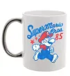 Чашка з кольоровою ручкою Super Mario Bros 85 Срібло фото