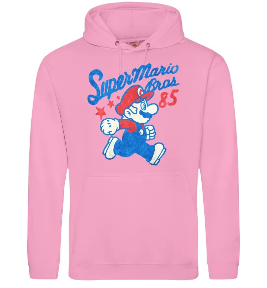 Женская толстовка (худи) Super Mario Bros 85 Розовый фото