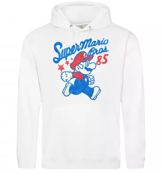 Жіноча толстовка (худі) Super Mario Bros 85 Білий фото
