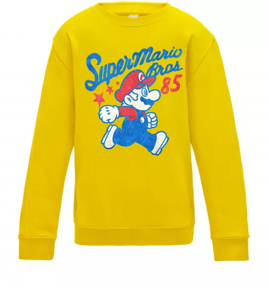 Дитячий світшот Super Mario Bros 85 Сонячно жовтий фото