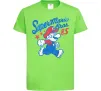 Детская футболка Super Mario Bros 85 Лаймовый фото