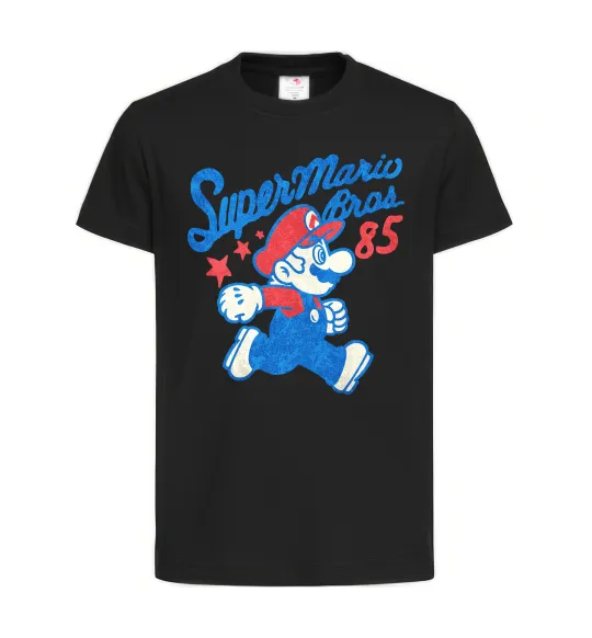 Детская футболка Super Mario Bros 85 Черный фото