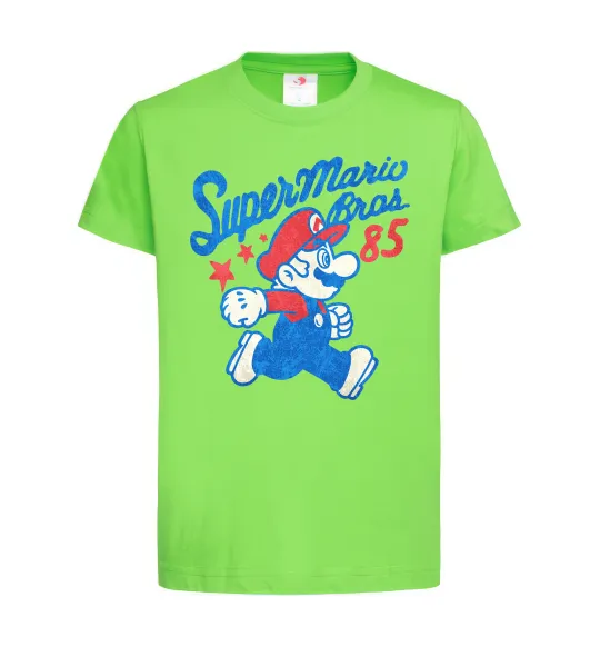 Детская футболка Super Mario Bros 85 Лаймовый фото