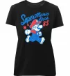 Жіноча преміум футболка Super Mario Bros 85 Чорний фото