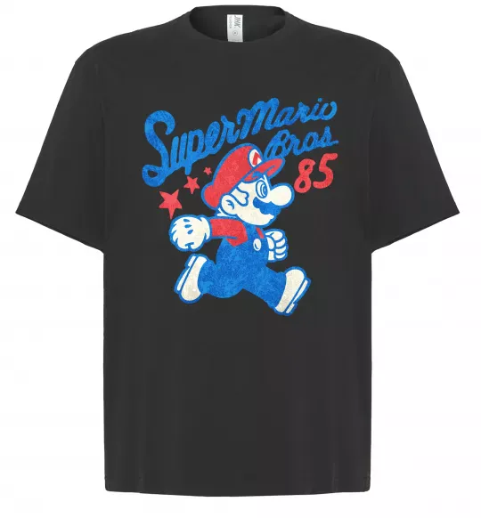 Футболка Оверсайз Super Mario Bros 85 Черный фото