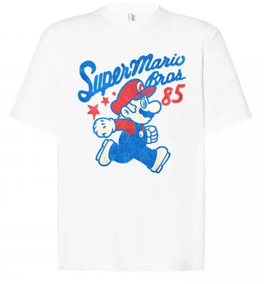Футболка Оверсайз Super Mario Bros 85 Белый фото