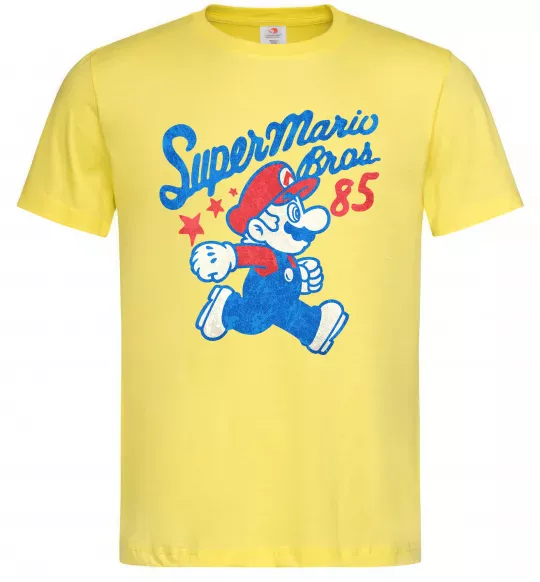 Мужская футболка Super Mario Bros 85 Лимонный фото