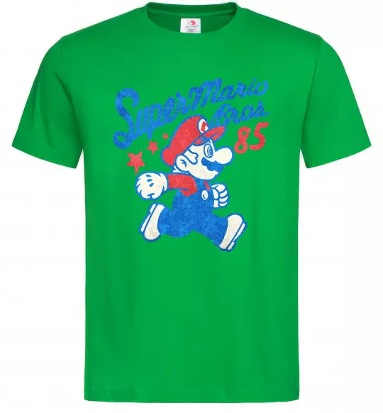 Мужская футболка Super Mario Bros 85 Зеленый фото