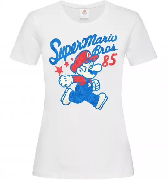 Жіноча футболка Super Mario Bros 85 Білий фото
