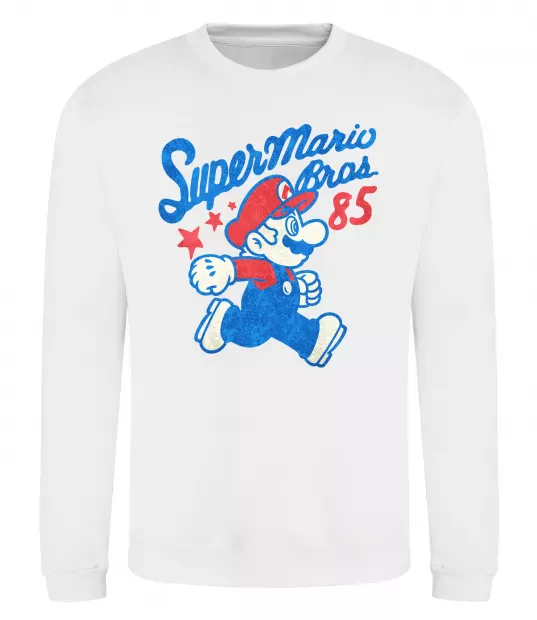 Свитшот Super Mario Bros 85 Белый фото