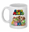 Чашка керамическая Super Mario всі персонажі Белый фото