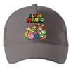 Кепка Super Mario всі персонажі Серый фото