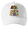 Кепка Super Mario всі персонажі Белый фото