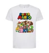 Детская футболка Super Mario всі персонажі Белый фото