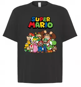 Футболка Оверсайз Mario and Luigi Білий фото