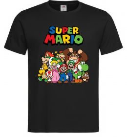 Чоловіча футболка Super Mario всі персонажі Чоловіча футболка Super Mario всі персонажі