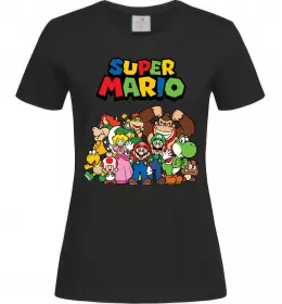 Жіноча футболка Super Mario retro Білий фото