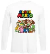 Лонгслив Super Mario всі персонажі Белый фото