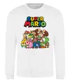 Світшот Super Mario всі персонажі Білий фото