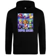 Жіноча толстовка (худі) Super Mario Characters Чорний фото