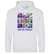 Жіноча толстовка (худі) Super Mario Characters Сірий меланж фото