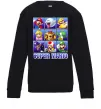Детский Свитшот Super Mario Characters Черный фото