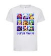 Детская футболка Super Mario Characters Белый фото
