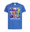Детская футболка Super Mario Characters Ярко-синий фото