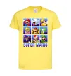 Детская футболка Super Mario Characters Лимонный фото